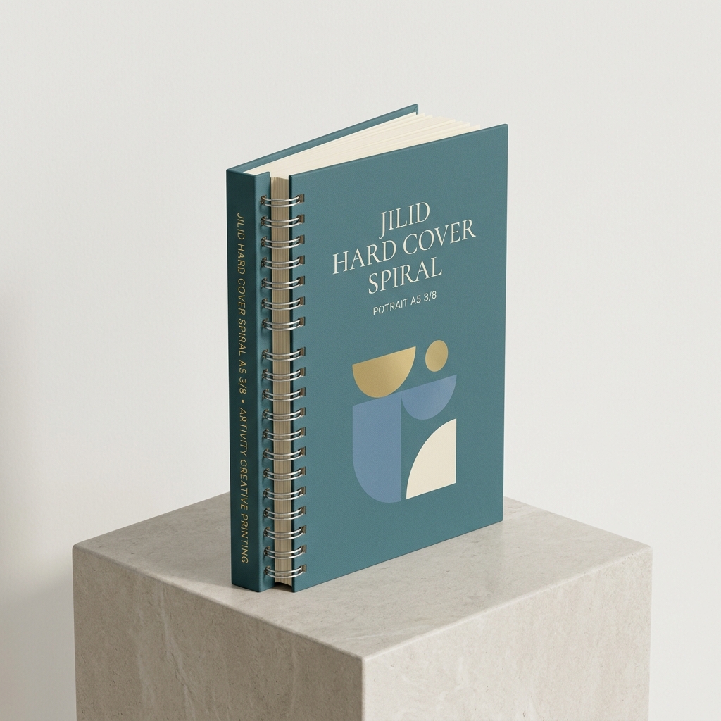 Jilid Hard Cover Spiral Potrait A5 3/8