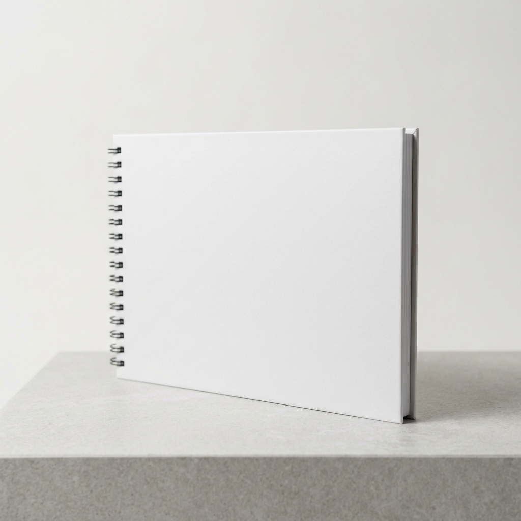 Jilid Hardcover Landscape A5 Tipis