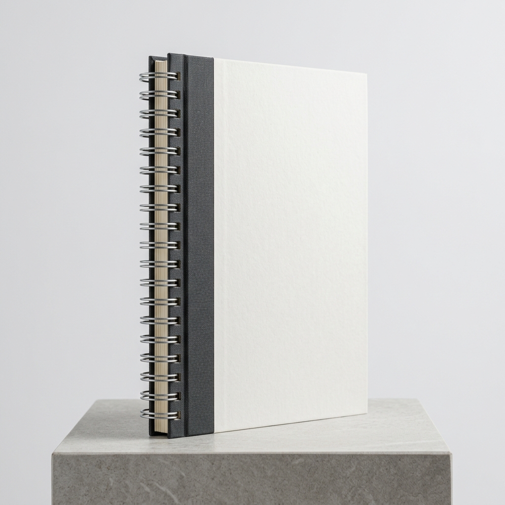 Jilid Spiral Hardcover Portrait A4 1/4