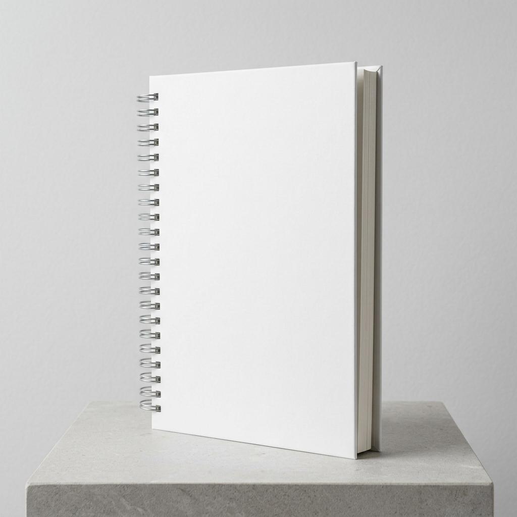 Jilid Spiral Hardcover Portrait A4 1/2