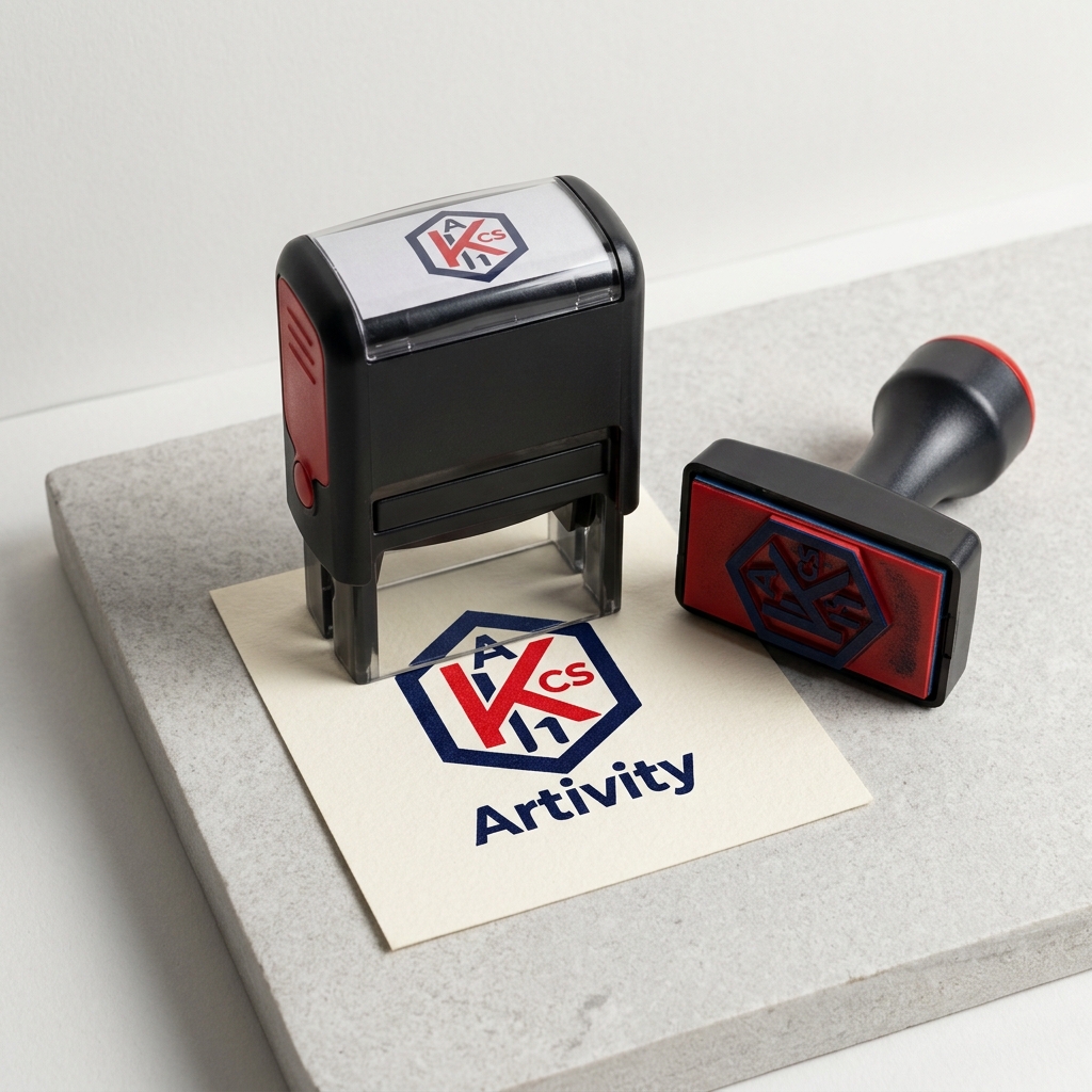 stempel flash 2 warna