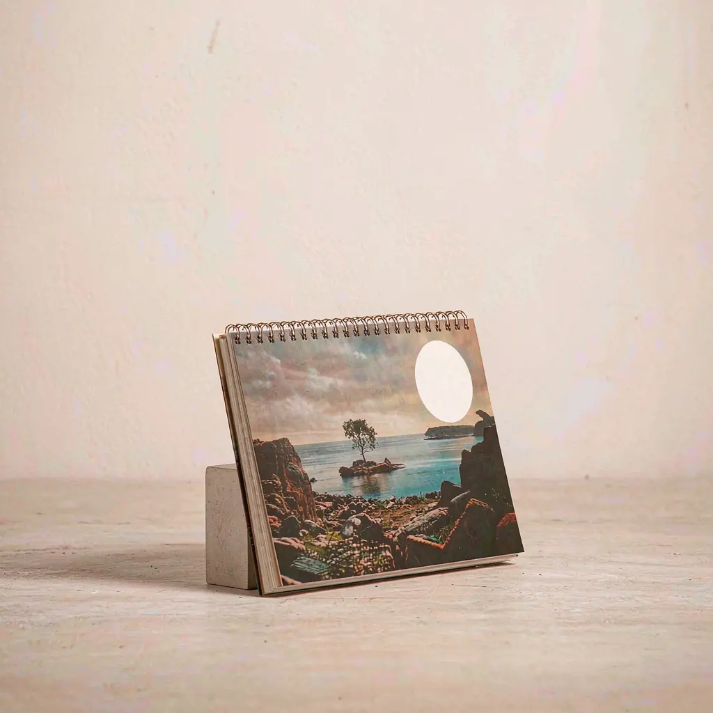 Jilid Spiral Landscape A6 1/2