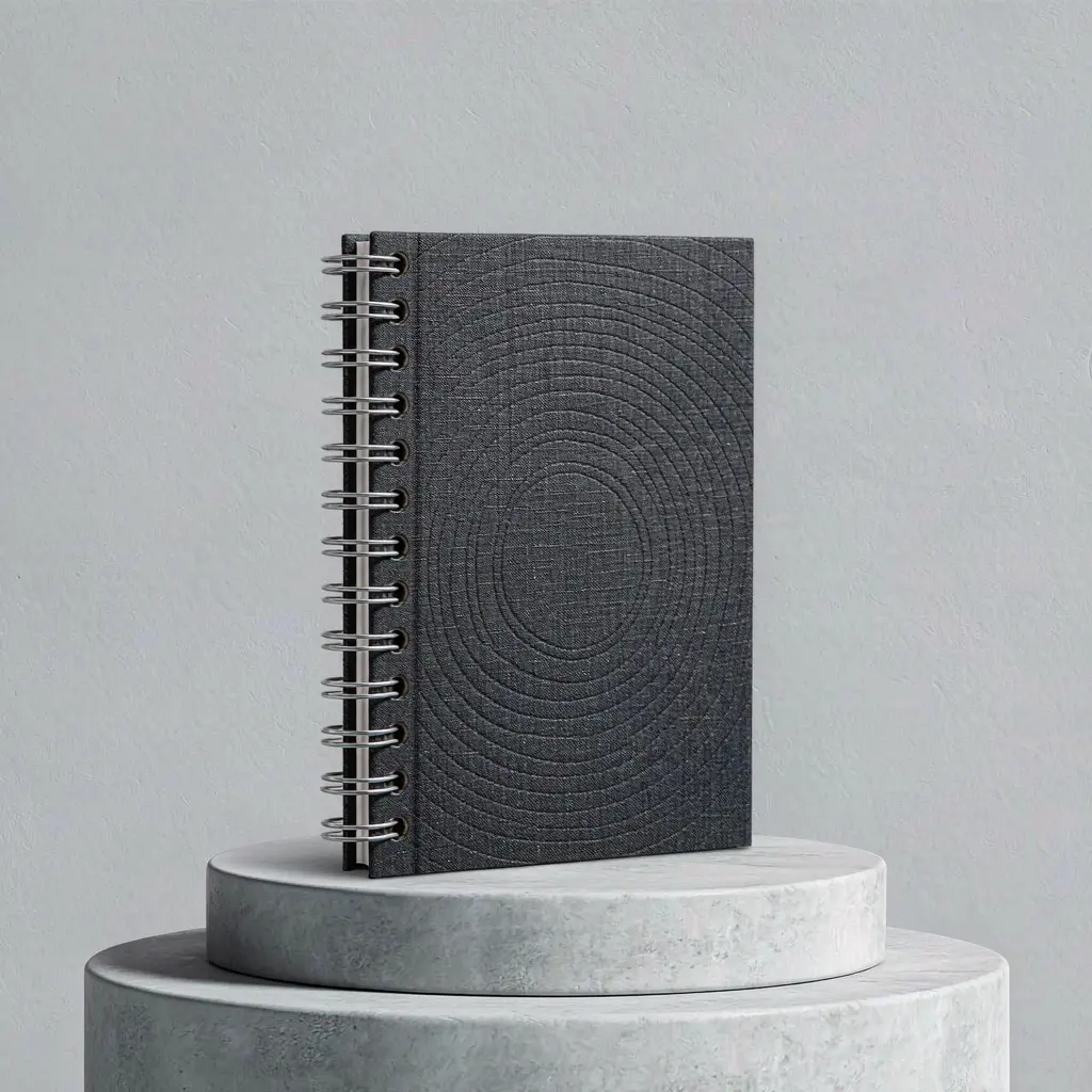 Jilid Hard Cover Spiral Potrait A6 3/16