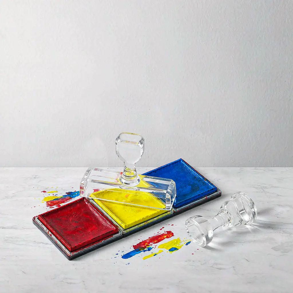 stempel flash 3 warna